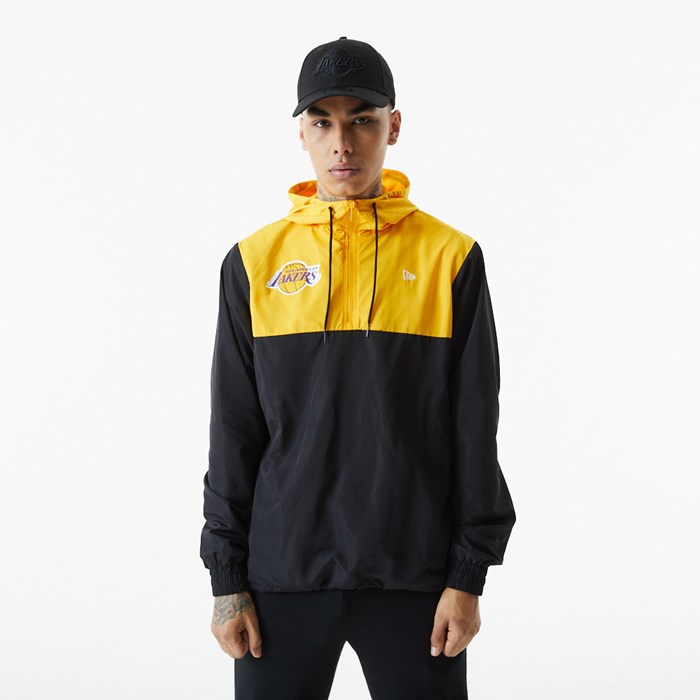 LA Lakers Miesten Tuulitakki Colour Block - New Era Vaatteet Outlet FI-815796